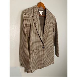 H&M Houndstooth Blazer